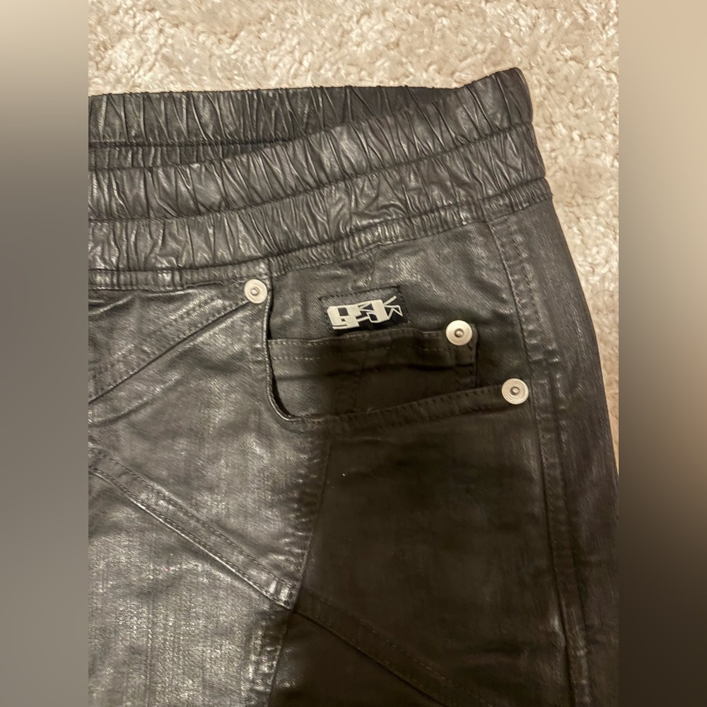 Rick Owens Black Mini Skirt with Utility Straps - Picture 5 of 7